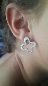 E1 EARRING Metal - Flower 2     